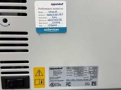 Used Eppendorf 5430R  , FA-45-16-17 Lab Centrifuges Missouri US | BioLabTek #1366035