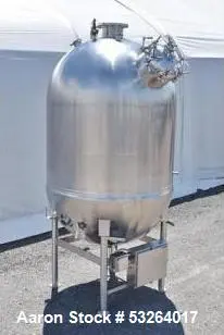 Used Hamilton 500 Gallon Stainless Steel Kettle – Jacketed, 125 PSI, Full Vacuum
