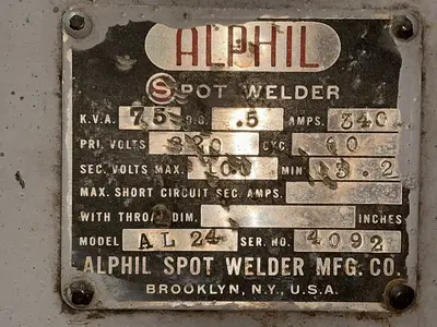 Used ALPHIL AL 24 Welding Machinery (Other) Ohio US | HGR 24 #1543268