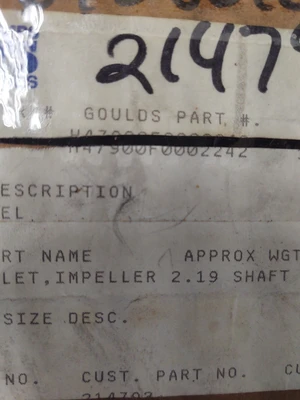 NEW Goulds 677
