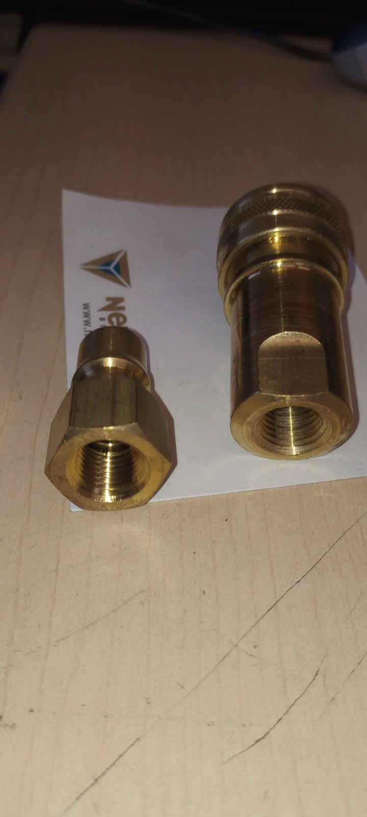 NEW FOSTER COMPANY Foster H2B K2B Carpet Cleaning 1/4" Brass Quick Disconnect Hose W