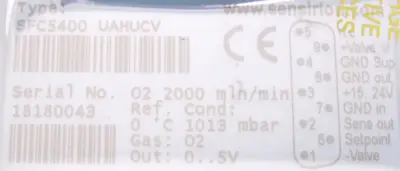 NEW SENSIRION SFC5400 UAHUCV MASS FLOW METER SFC5400UAHUCV