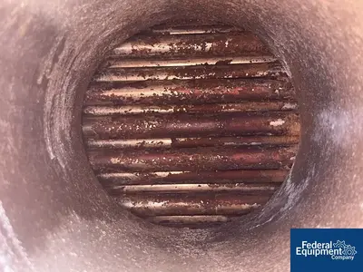USED Atlas Industrial Manufacturing 2,122 Sq Ft Atlas Heat Exchanger, 316L S/S, 102/102#