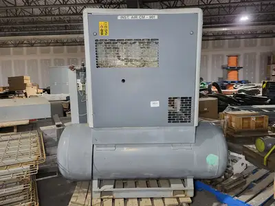 Used 2006 ATLAS COPCO GA5 Rotary Screw & Sliding Vane Air Compressors British Columbia CA | Lenmark #367002