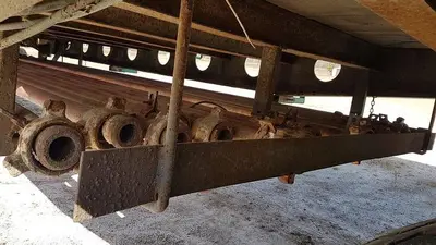 USED NATIONAL JWS-165L TRIPLEX WELL SERVICING REVERSING MUD PUMP TRAILER
