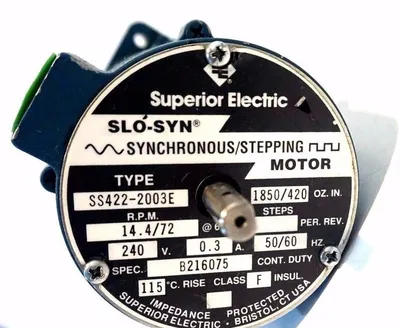 NEW SUPERIOR ELECTRIC SS422-2003E SLO-SYN STEPPING MOTOR SS4222003E