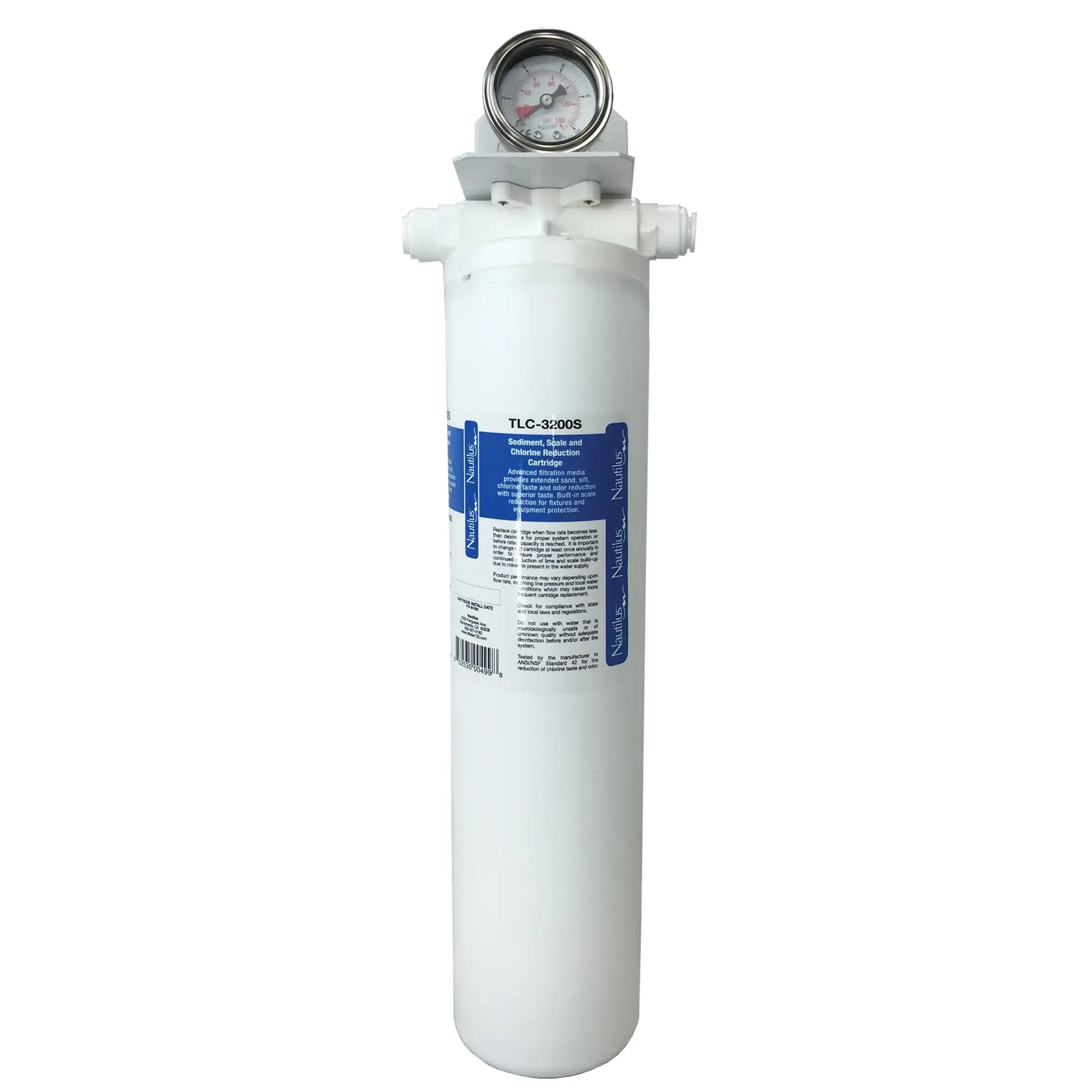 Maxx Ice Premium Water Filter Kit (Water Filter + Manifold), in White