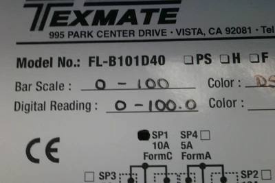 USED Texmate FL-B101D40
