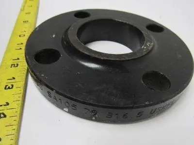 USKFL 2-150 SA105 79 B16.5 Unthreaded Steel Pipe Slip-On Weld Adapter 2"