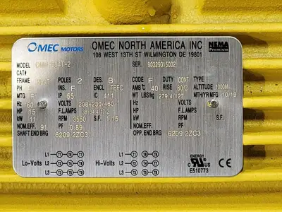 New | in-Stock OMEC OMN-254T-2 Motors (misc) British Columbia CA | Lenmark #248262