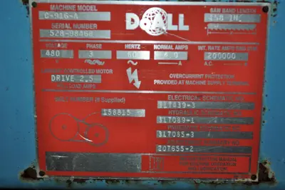 USED DOALL C-916A