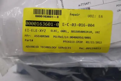 Abb 3BSE050092R20 PFEA113-20 Tension Controller OEM REFURBISHED STOCK G329A