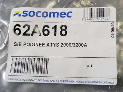 New | in-Stock 2020 SOCOMEC 62A618 Switchgears British Columbia CA | Lenmark #241942