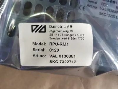 NEW DAMETRIC RPU-RM1
