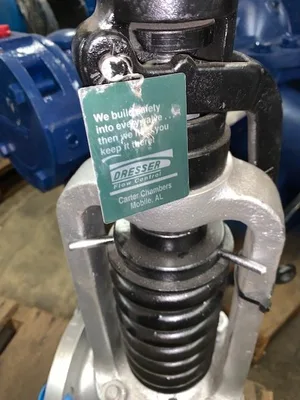 Consolidated Safety Relief Valve, Size 1 1/2”, Type 2715D-1, Material WCB Steel, NEW Storeroom Spare