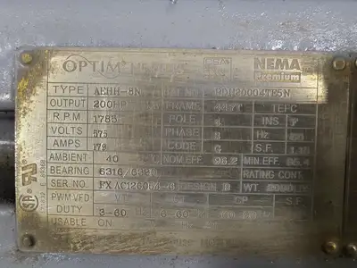 USED TECO-WESTINGHOUSE PDH20004TE5N