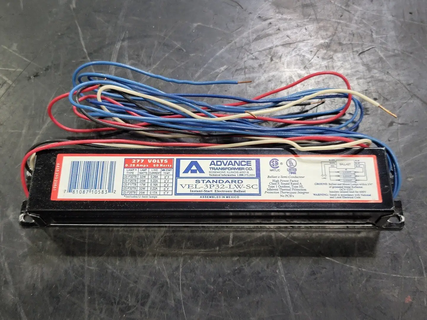 NEW ADVANCE TRANFORMER CO VEL-3P32-LW-SC