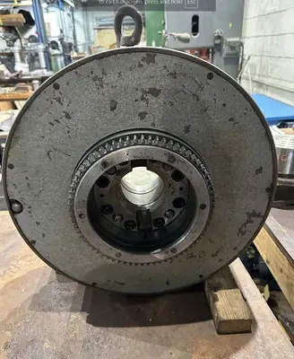 3.5"  x 40 TAPER TOS MODEL #W9 ROTARY TABLE HORIZONTAL BORING MILL WITH FACING HEAD : YOBRO 25160