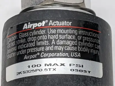 USED AIRPOT CORPORATION PNEUMATIC ACTUATOR