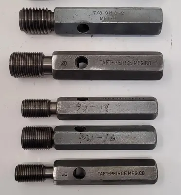Used TAFT PEIRCE GO/NO GO PLUG GAUGES Misc Industrial Equipment Kentucky US | Aucto #686696