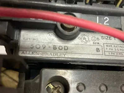 Used ALLEN-BRADLEY 509-BOD PLC Contactors Ohio US | Surplus Asset Holdings #1240722
