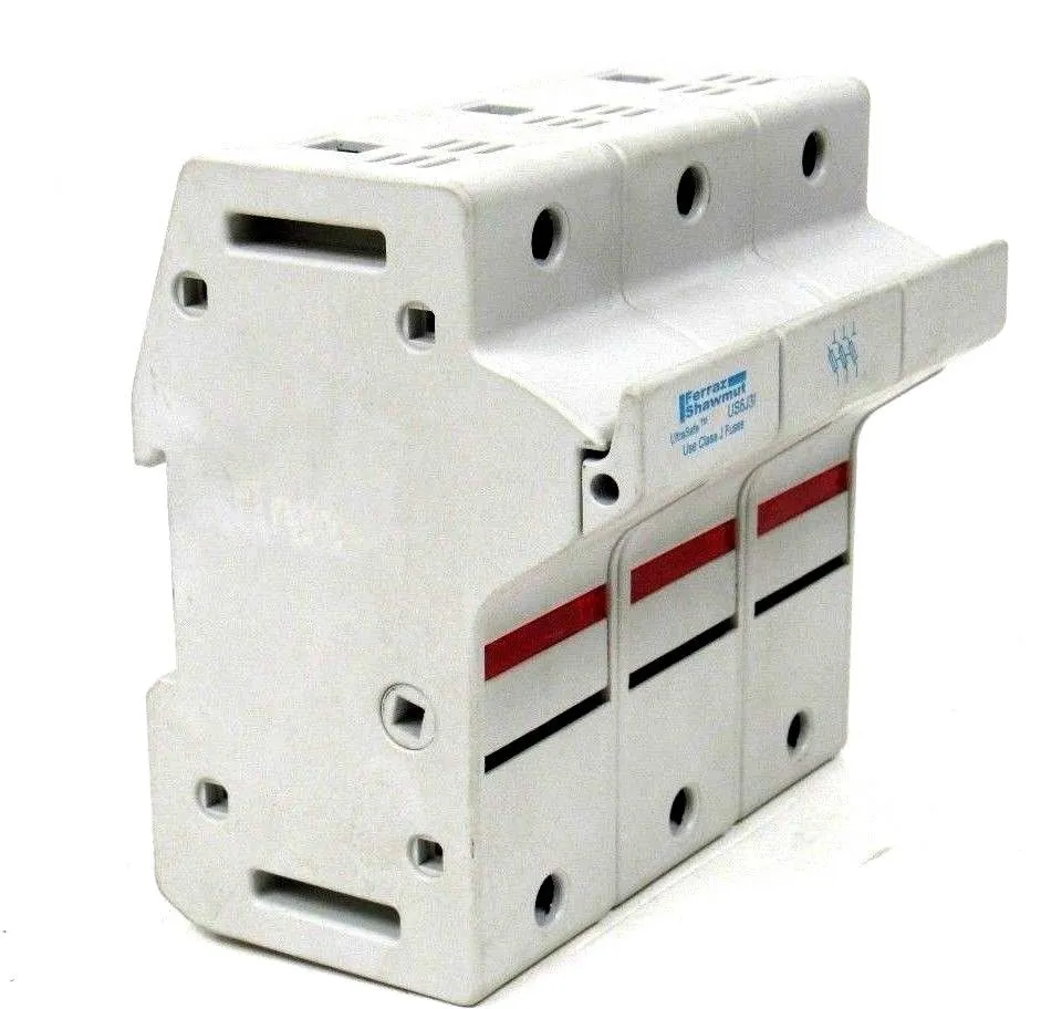 USED FERRAZ SHAWMUT M211381 FUSE HOLDER US6J31