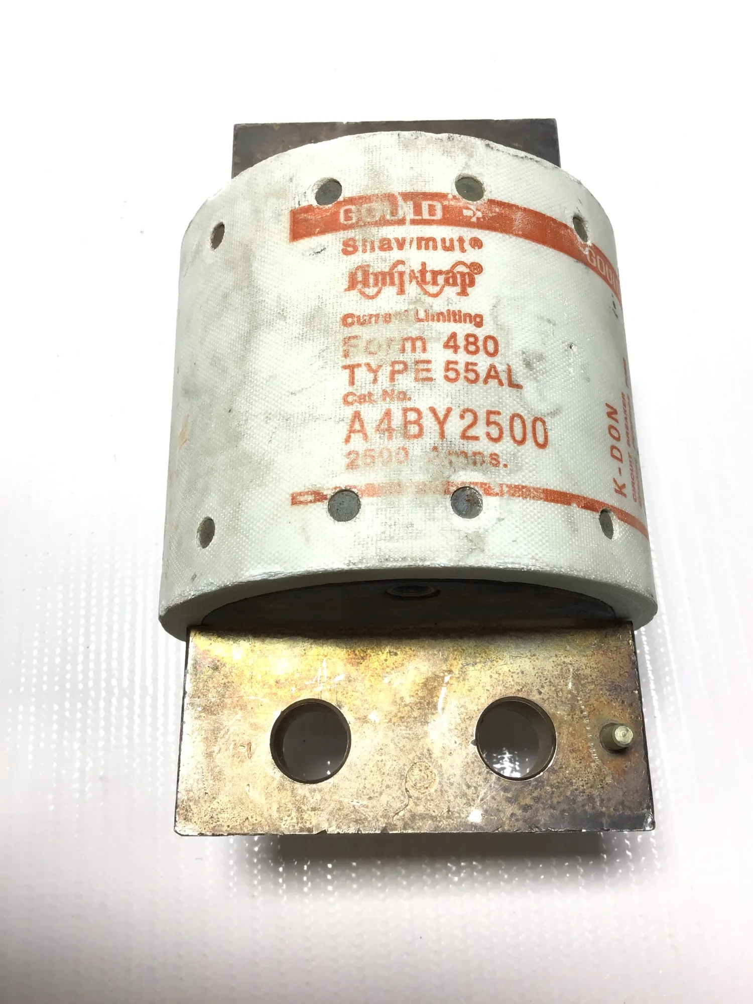 Gould Shawmut Amp-Trap A4BY2500 Current Limiting Fuse 2500A Type 55AL Form 480