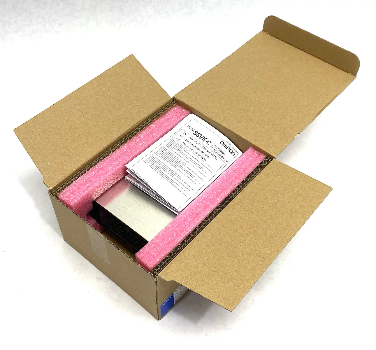USED OMRON BOOK TYPE POWER SUPPLY, LITE, 120 W, 24VDC, 5A, DIN RAIL MOUNT