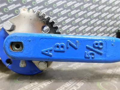 4" ABZ 102-687 Resilient Seated Butterfly Valve Full Lug Style Body Used