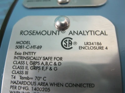 USED Rosemount 5081-C-HT69