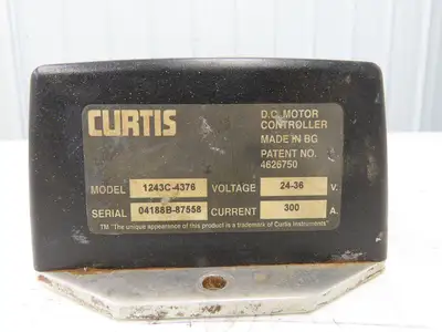 Curtis 1243C-4376 Forklift DC Motor Speed Controller 24-36V Off ESC030FAN36TE094