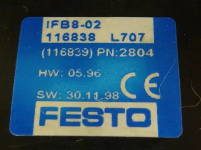 USED FESTO IFB8-02