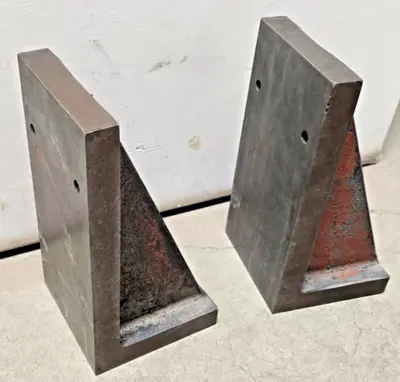 2 Pcs Pair Angle Block 6" x 12" x 6" Machinist Tool Milling Precision