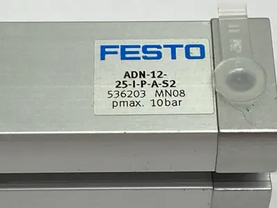 ADN-12-25-I-P-A-S2 | Festo  Double Ended Cylinder 12mm Bore 25mm Stroke 536203 - New Other