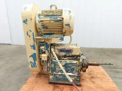 Racine S-150J Drill Unit 3 Ph 230/460V 3 HP 500RPM Horizonal Boring Mill Lincoln