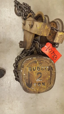 Budgit 2 Ton Chain Fall Hoist