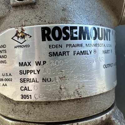 NEW Rosemount 3051CG4A22A1JB4M6