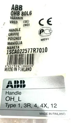 NEW ABB OHB 80L6 PISTOL HANDLE OHB80L6