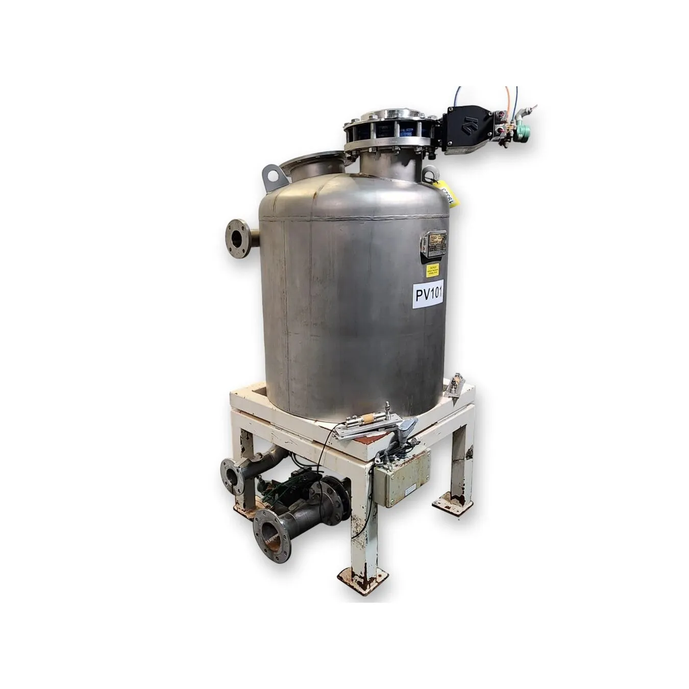 Used Dietrich Remelt Stainless Steel Pneumatic Conveying Dense Phase Transporter