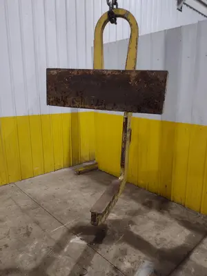 10 TON X 40" WIDE MAZZELLA C-HOOK CRANE COIL LIFTER: STOCK #23568