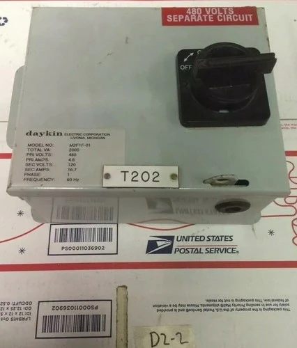 Used DAYKIN M2F1F-01 Transformers Indiana US | J&J Industrial Supply #513173