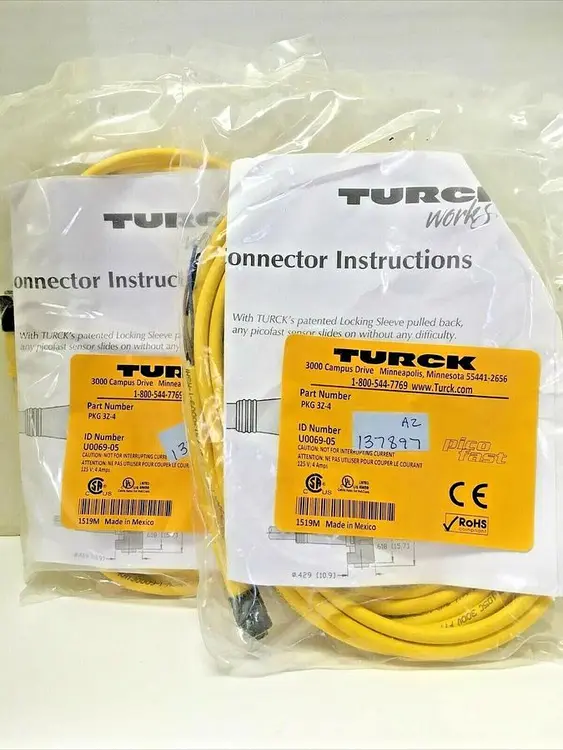 New | in-Stock TURCK PKG 3Z-4 Miscellaneous Equipment (Electrical & Power) | Surplus Asset Holdings #1189771