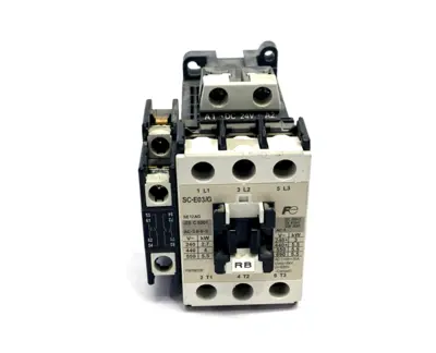 SC-E03/G,SE12AG,SZ1AS1T,SZ-AS1/T | Fuji Electric SC-E03/G Contactor 2VDC SE12AG, SZ-AS1/T Auxiliary Contact SZ1AS1T - Used