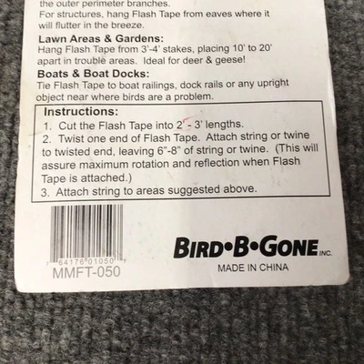 New | in-Stock Bird B. Gone MMFT-050 Miscellaneous MRO California US | Davliegogo LLC #1709683