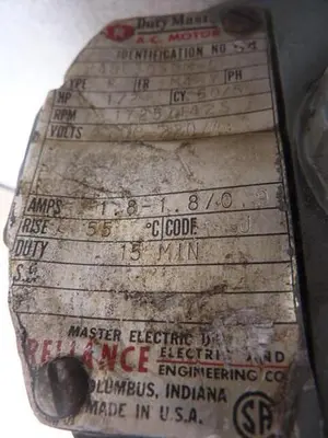 USED RELIANCE ELECTRIC P48E3050M-CR