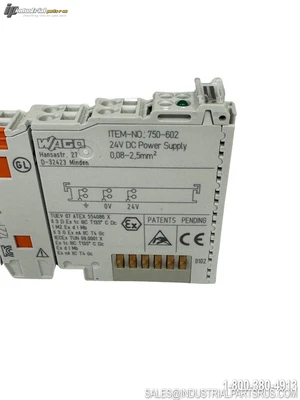 New | in-Stock WAGO 750-602 Power Supplies Kentucky US | Industrial Parts R Us Inc. #902375