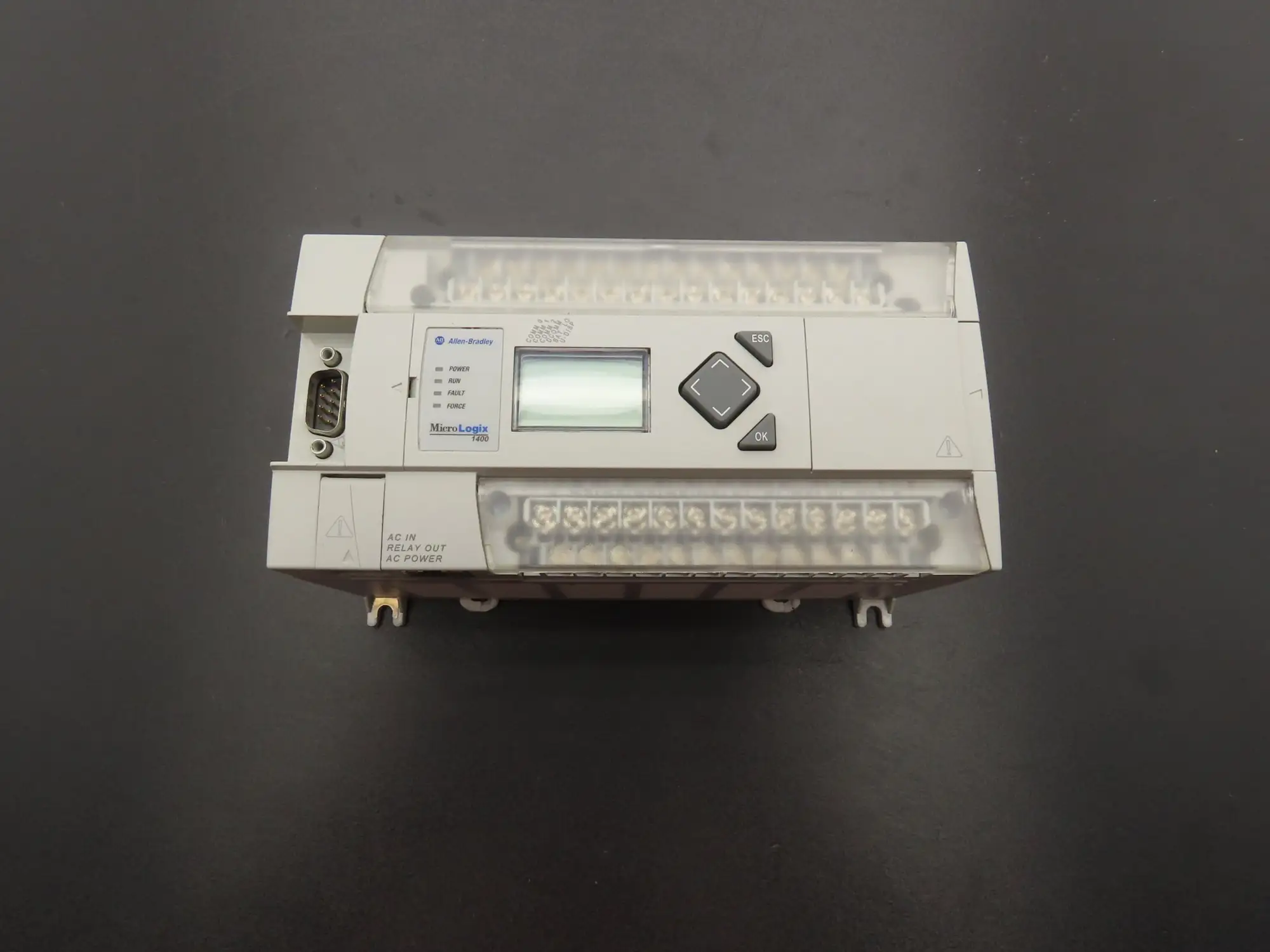 Allen Bradley 1766-L32AWA MicroLogix 1400 Controller Module 32Pt Series C. FW 21