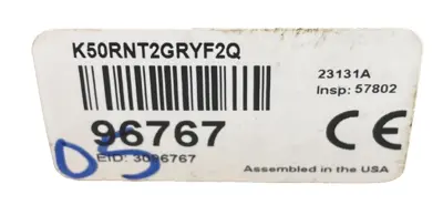 NEW BANNER K50RNT2GRYF2Q EASY LIGHT TOUCH SENSOR