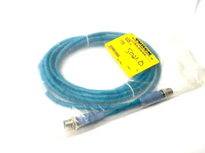 New | in-Stock Turck Industrial Ethernet Cable Male M12 4-Pin 4m Misc Electrical & Power Parts Michigan US | Maverick Industrial Sales #1401511