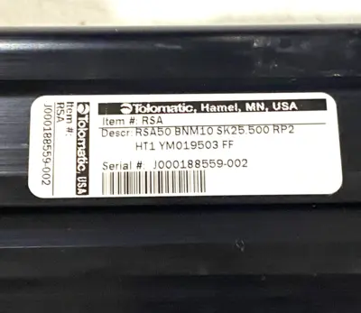 New | in-Stock Tolomatic Electric Rod Screw Actuator Linear Actuators Michigan US | Maverick Industrial Sales #1469026